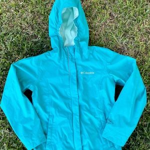 Girls Size Small Columbia Wind Breaker/Rain Coat